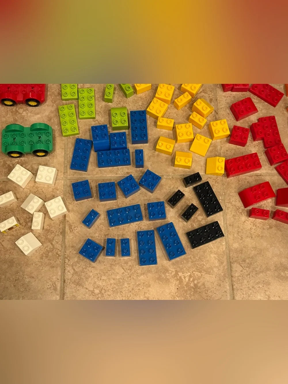 Duplo compatible Lakeshore Learning Jumbo Building Bricks Starter Set 121 pieces